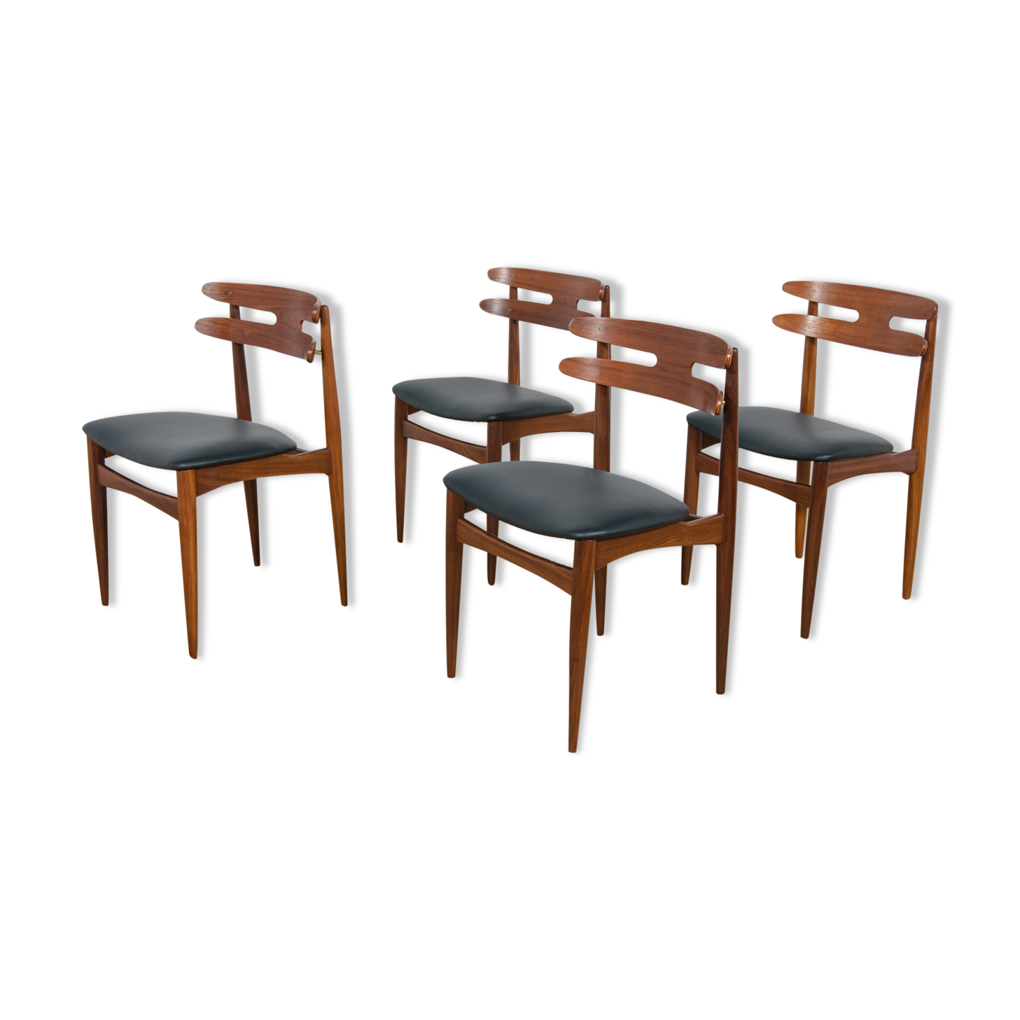 Model 178 Dining Chairs by Johannes Andersen for Bramin , 1960s, Set of 4