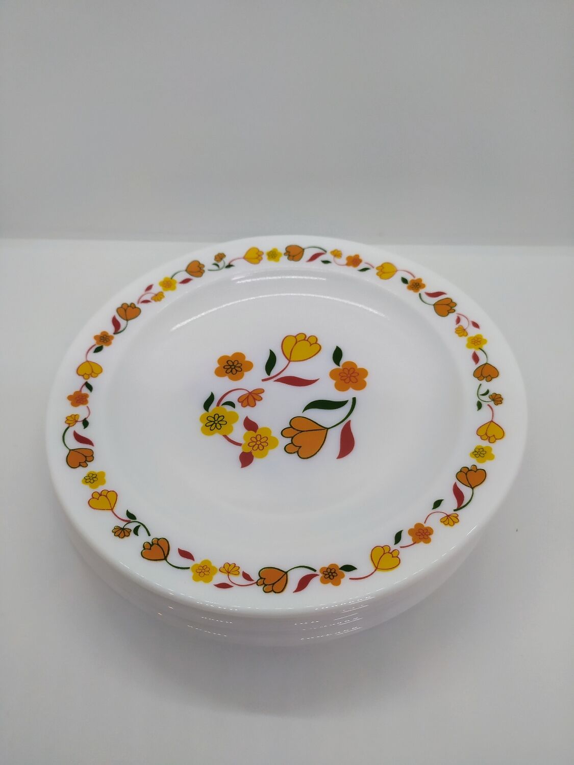 Vintage Arcopal dessert plates