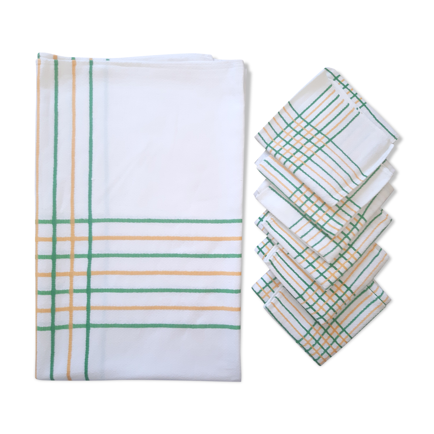 Tablecloth 140 x 160 and 6 towels