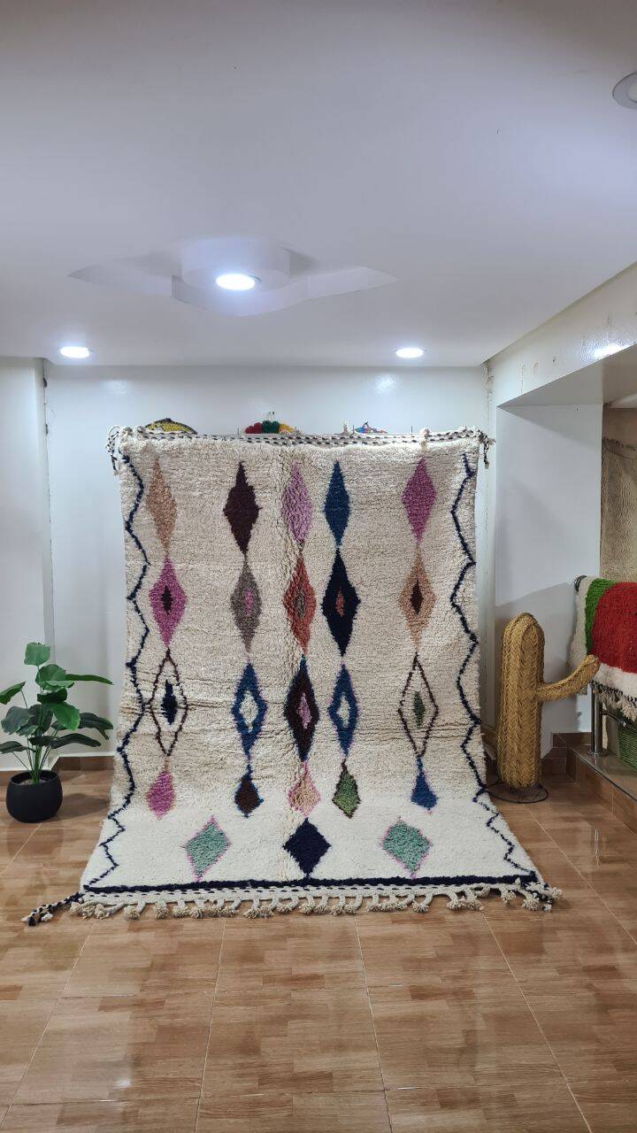 Handmade Beni Ouarain rug 250x150 cm
