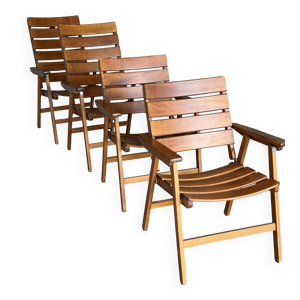 ensemble de 4 chaises - pliantes