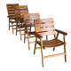 Set of 4 Herlag Folding Chairs