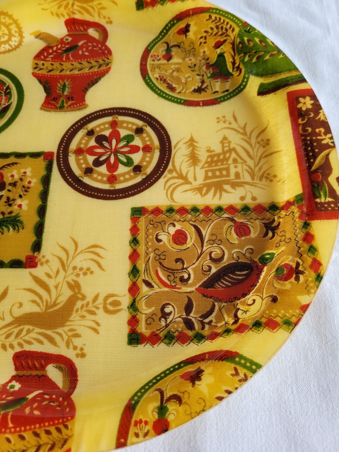Yellow toptop with fiberglass patterns