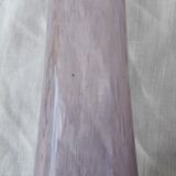 Bubbled glass bud vase