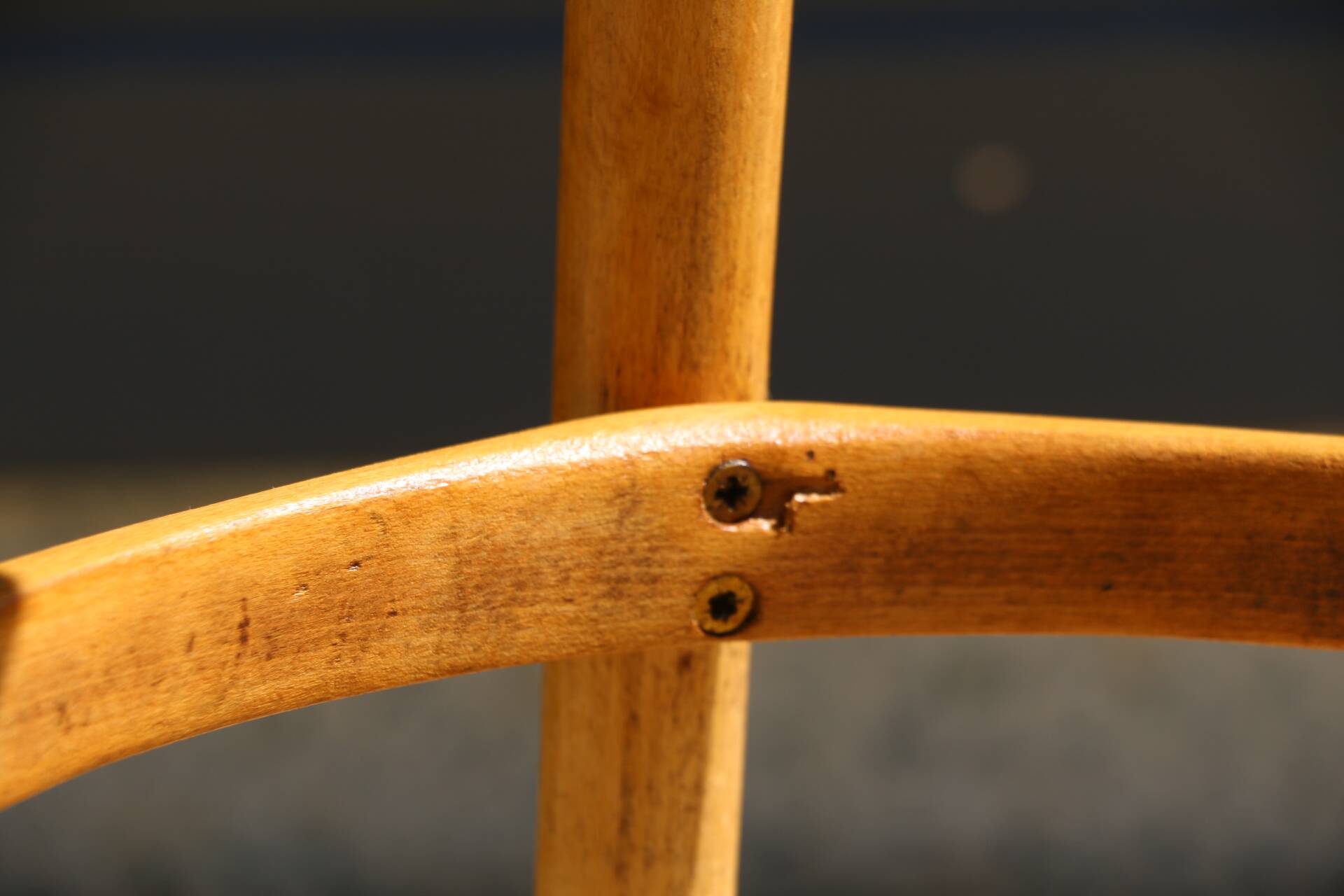 4 Baumann stools, light beech, 790mm