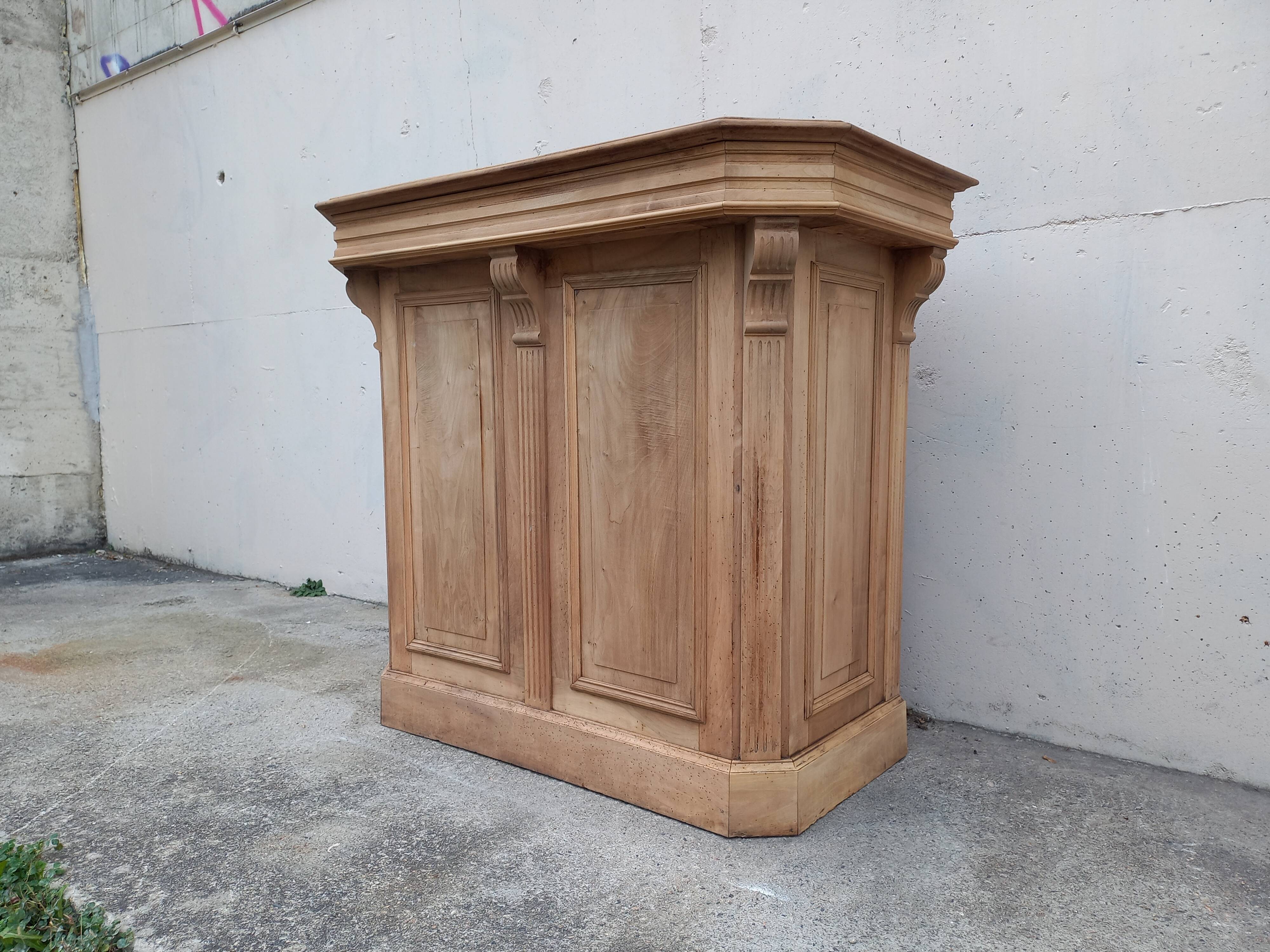Former store counter, bar