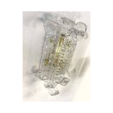 Transparent Lingue Murano Glass Wall Lamp by Simoeng