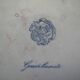 grand plat ancien Vieillard Bordeaux Guirlande antique french dish 19th