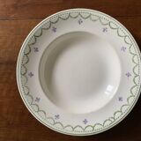 6 Longwy soup plates
