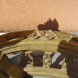 Bronze fireplace bar chenets XIXth