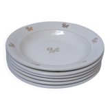 6 Villeroy & Boch soup plates