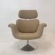 Fauteuil tulipe et pouf par Pierre Paulin pour Artifort, années 1980