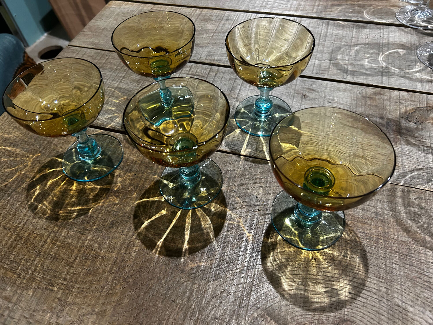 Coupes à champagne cristal George Sand