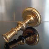 Gilded bronze candle holder