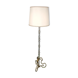 Glass and brass lamppost