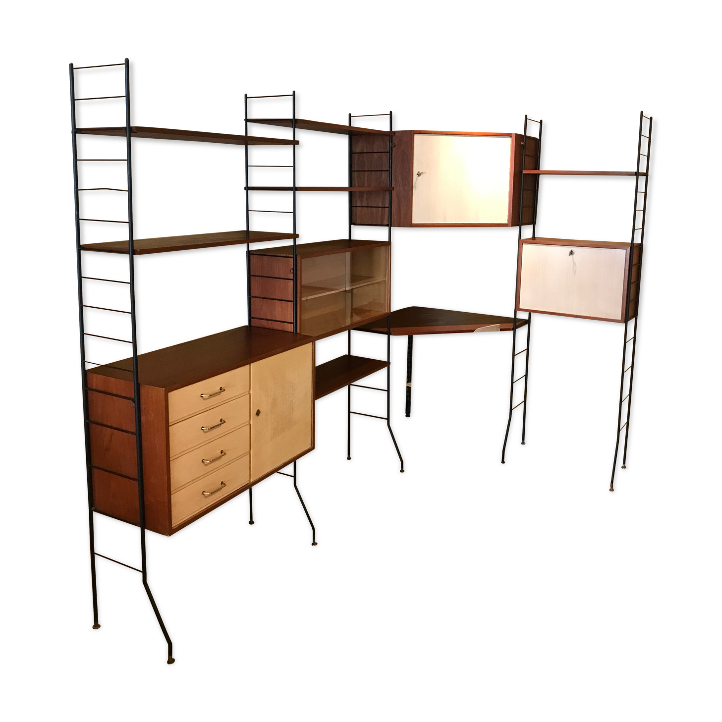 1950s modular shelf