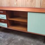 Scandinavian sideboard 1960 with sliding doors