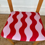 Paire de chaises en orme, années 1970