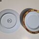 Dessert plates, fine porcelain, Arc de Triomphe, The Imperial Table
