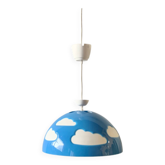 Suspension vintage nuages Skojig bleue - Ikea