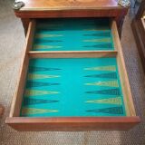 Louis XV style game table in marquetry