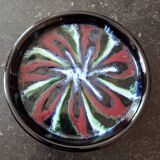 Vintage glazed terracotta deep dish