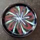 Vintage glazed terracotta deep dish