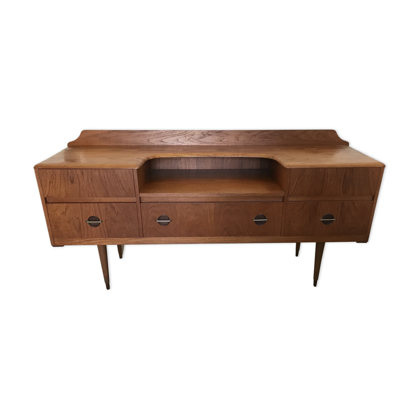 Scandinavian blond teak dressing table