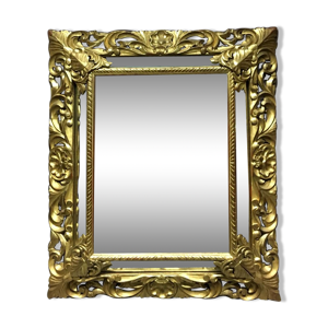 Miroir en bois doré - iii