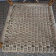 Fauteuil en rotin années 1950
