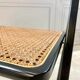 Paire de chaises Giorgio Cattelan – métal noir et cannage