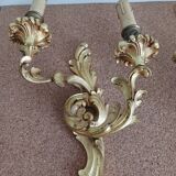Applique 2 branches de style Louis XV