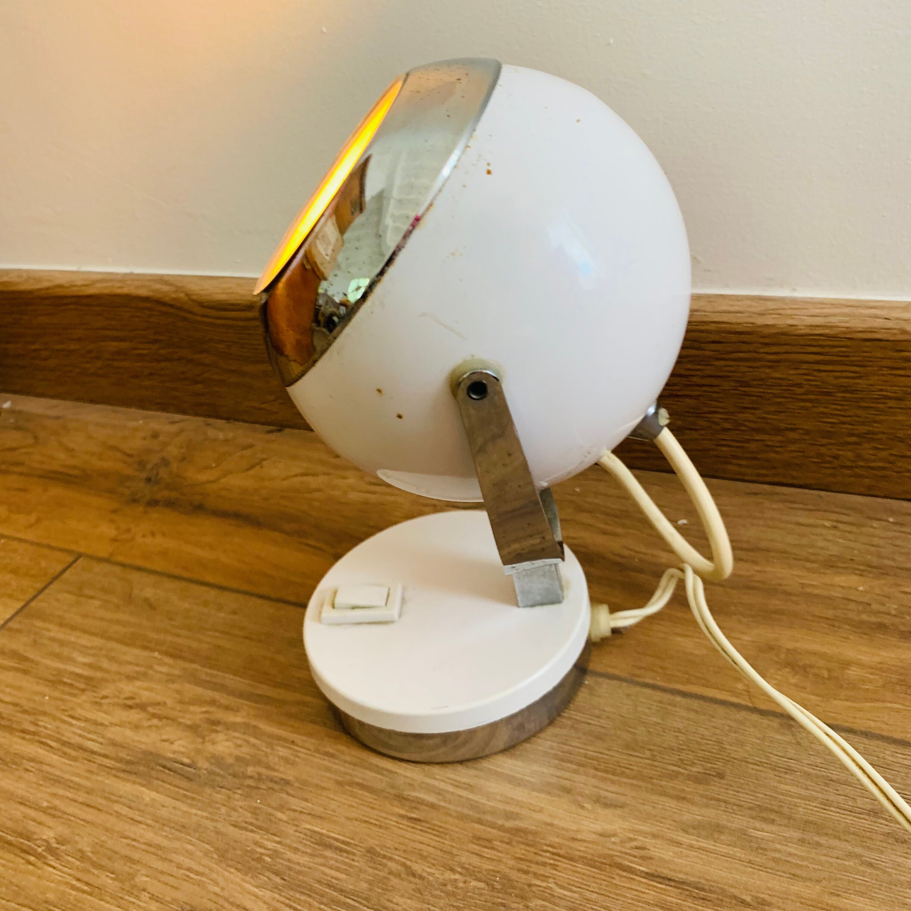 Vintage desk lamp space age seventies