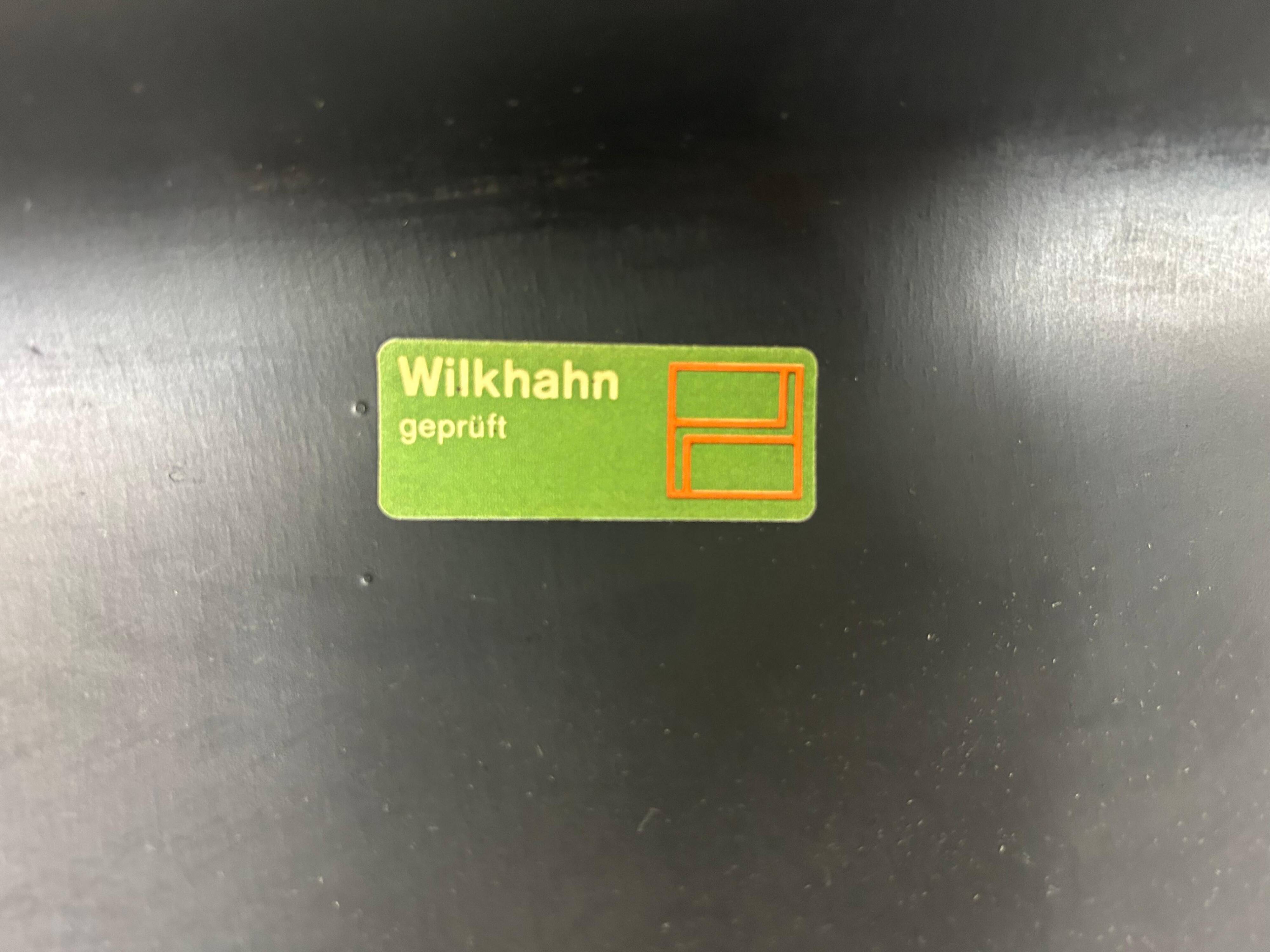 Mid-century modern dining chairs no. 614/3 by Klaus Franck for Wilkhahn