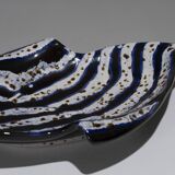 Large speckled ceramic bowl, 1950s