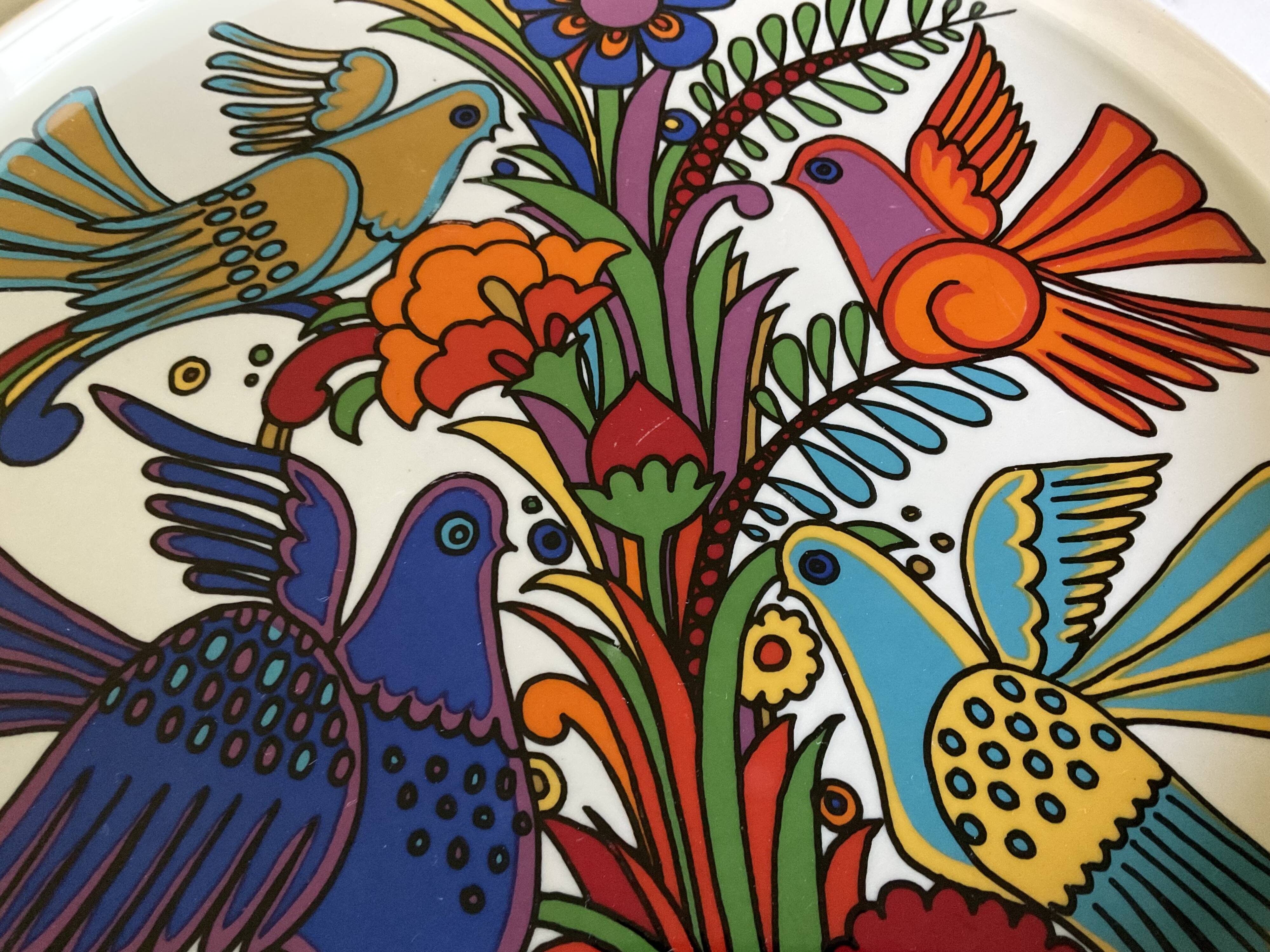 Tart dish. Acapulco. Villeroy and Boch. Vintage.