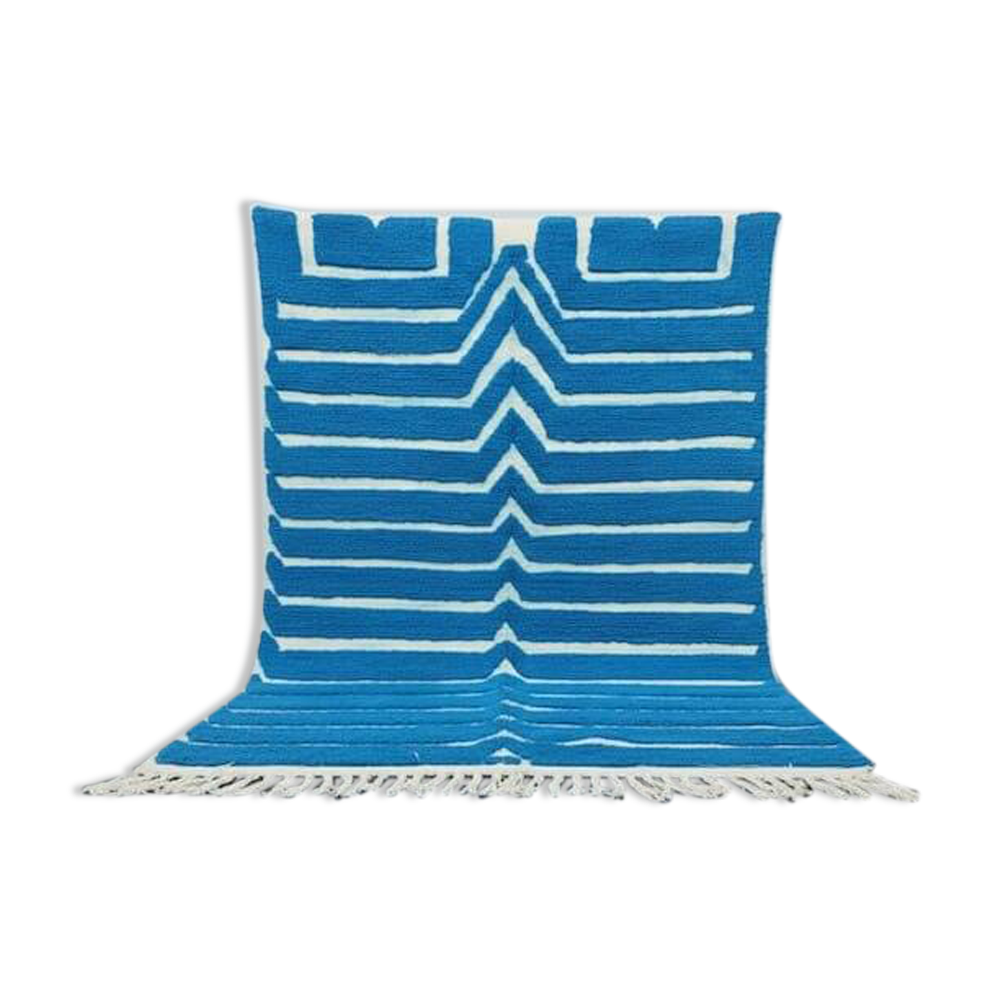 Traditional handmade pure wool rug, size 150 x 250 cm