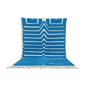 Tapis en laine pure fait main traditionnelle taille 150 x 250 cm