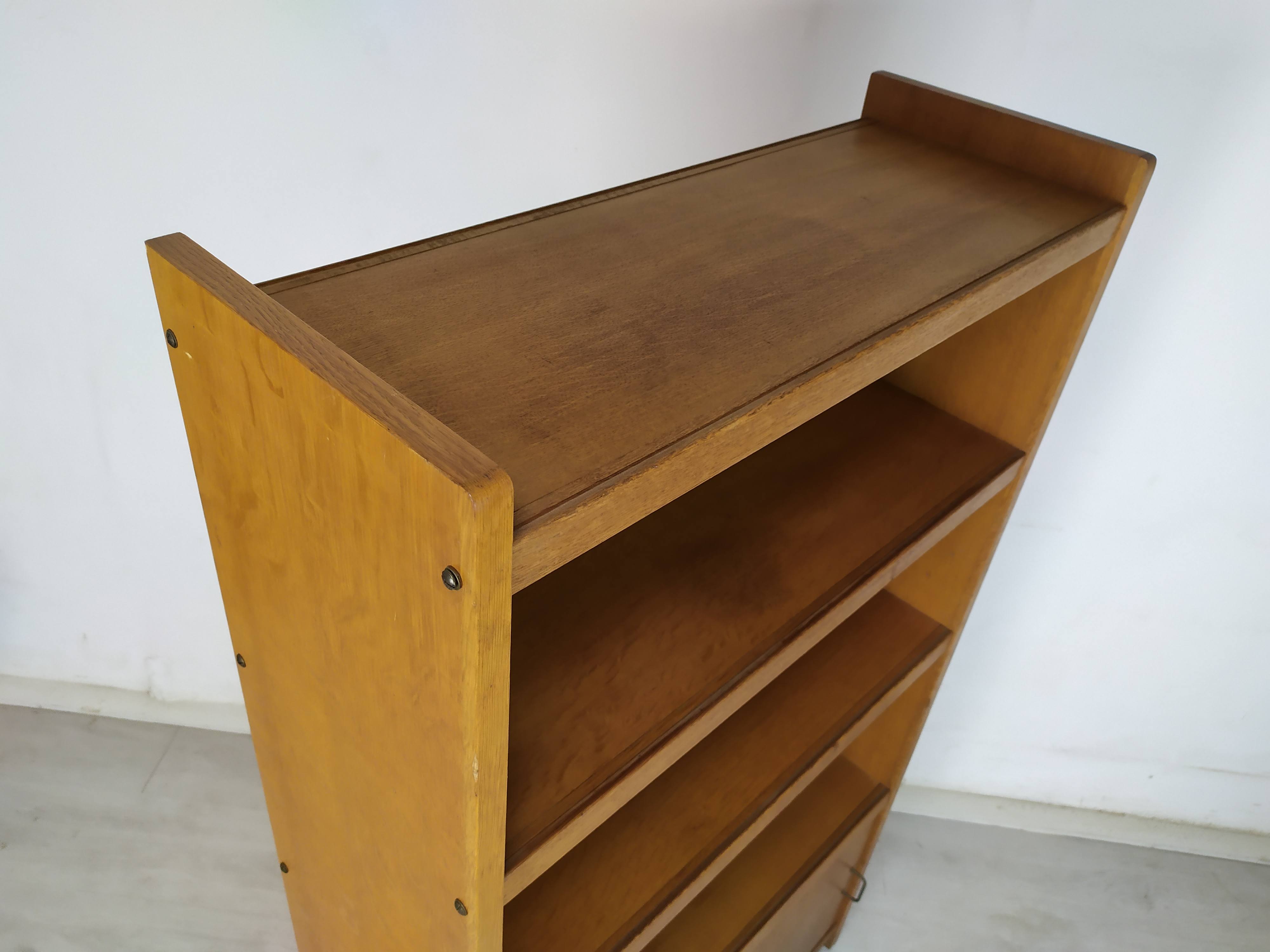Vintage shelf sliding doors