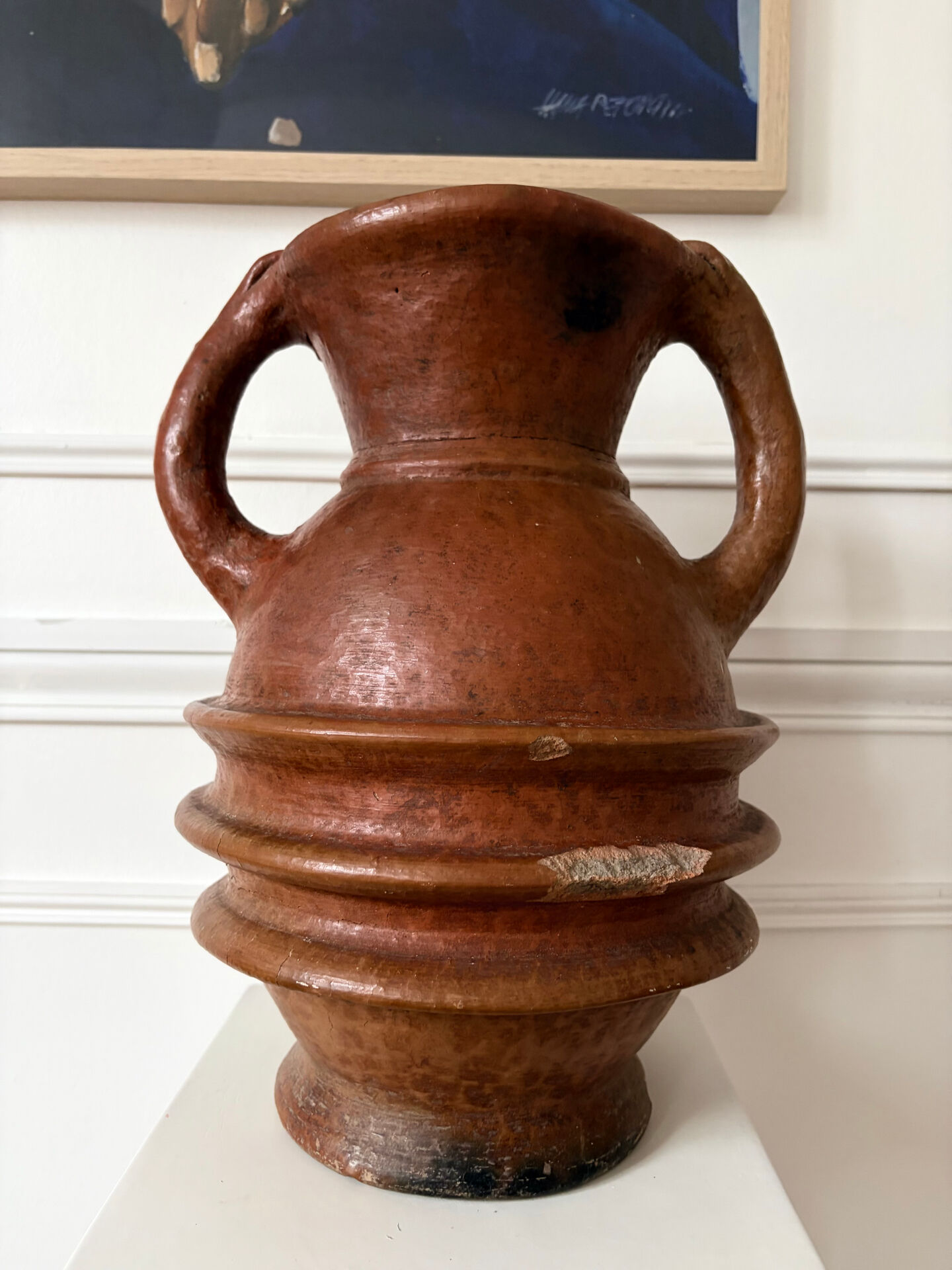 Vase anthropomorphe en terre cuite Art populaire