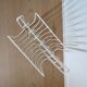 Vintage White Metal Magazine Rack