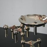 3 candlesticks and 1 modular bowl nagel 1970