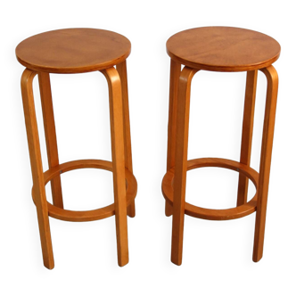 Pair of 2 80s bar stools