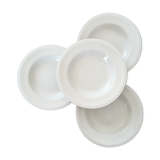 Oxford White Hollow Plates