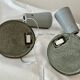 Pair of cogit workshop lamps