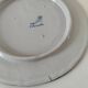 Decorative earthenware plate signed Charolles