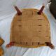 Pair of beech toad armchairs