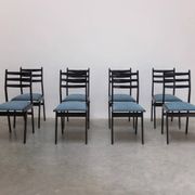 Set of 8 'S4' dining chairs by Alfred Hendrickx for Belform, 1950s