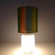 Vintage encased glass table lamp with three-lighting options, italy