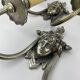 Silver-Plated Wall Lamp, France, 1930s, Set of 2